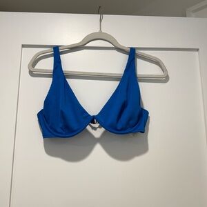 Blue Underwire bikini top
